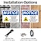Signmission Do Not Enter If You Are Pregnant OSHA Notice Sign, Plastic, 10in W x 7in L, 2PK OS-2PACK-NS-P-710-L-11188 - alternate 4